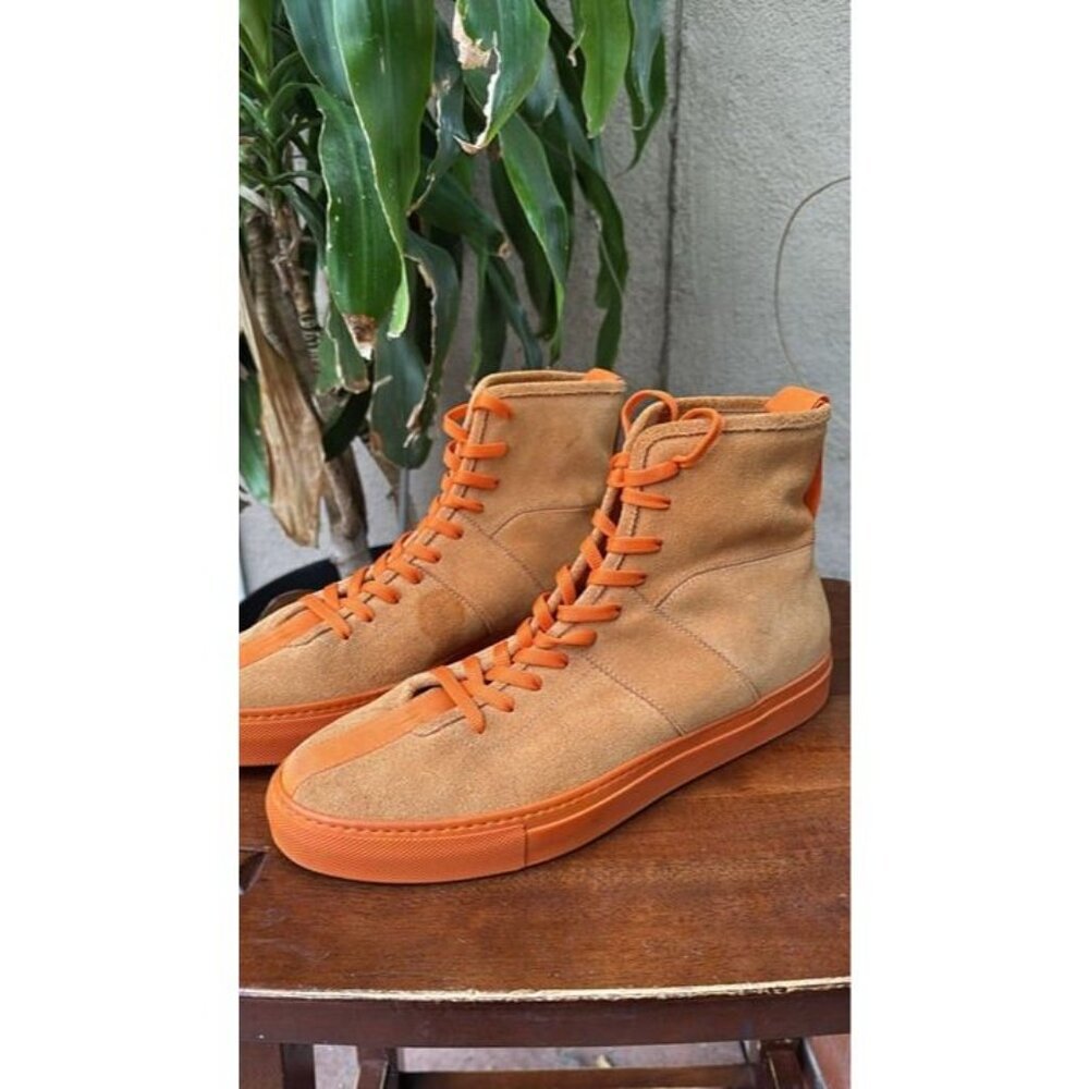 DANIEL PATRICK Size 43 (10) Men's Orange High top Shoes Designer Used